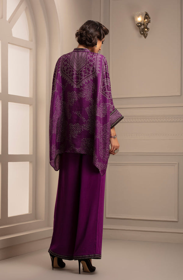 Rajdeep Ranawat Beendi Chanel Purple Kurta Set