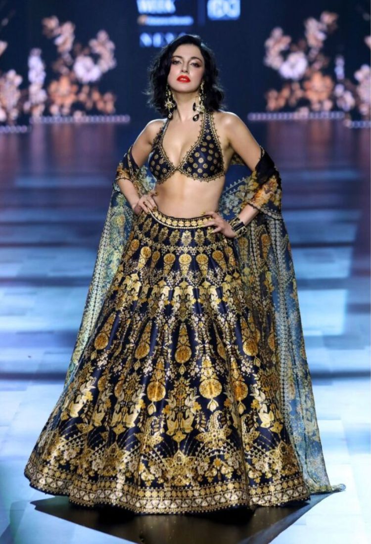 Rajdeep Ranawat Divya Khosla Lehenga Set