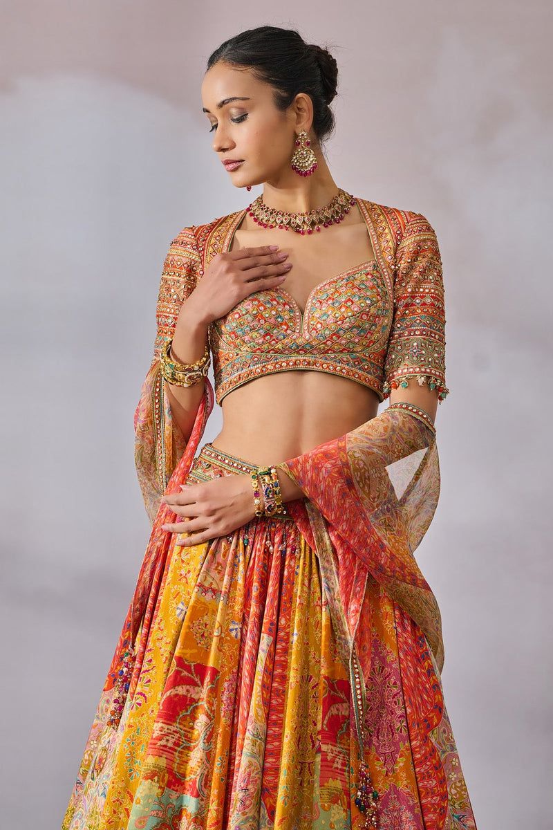 Tarun Tahiliani Printed Lehenga