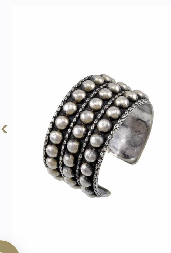Sterling silver handcuff by Amrapali