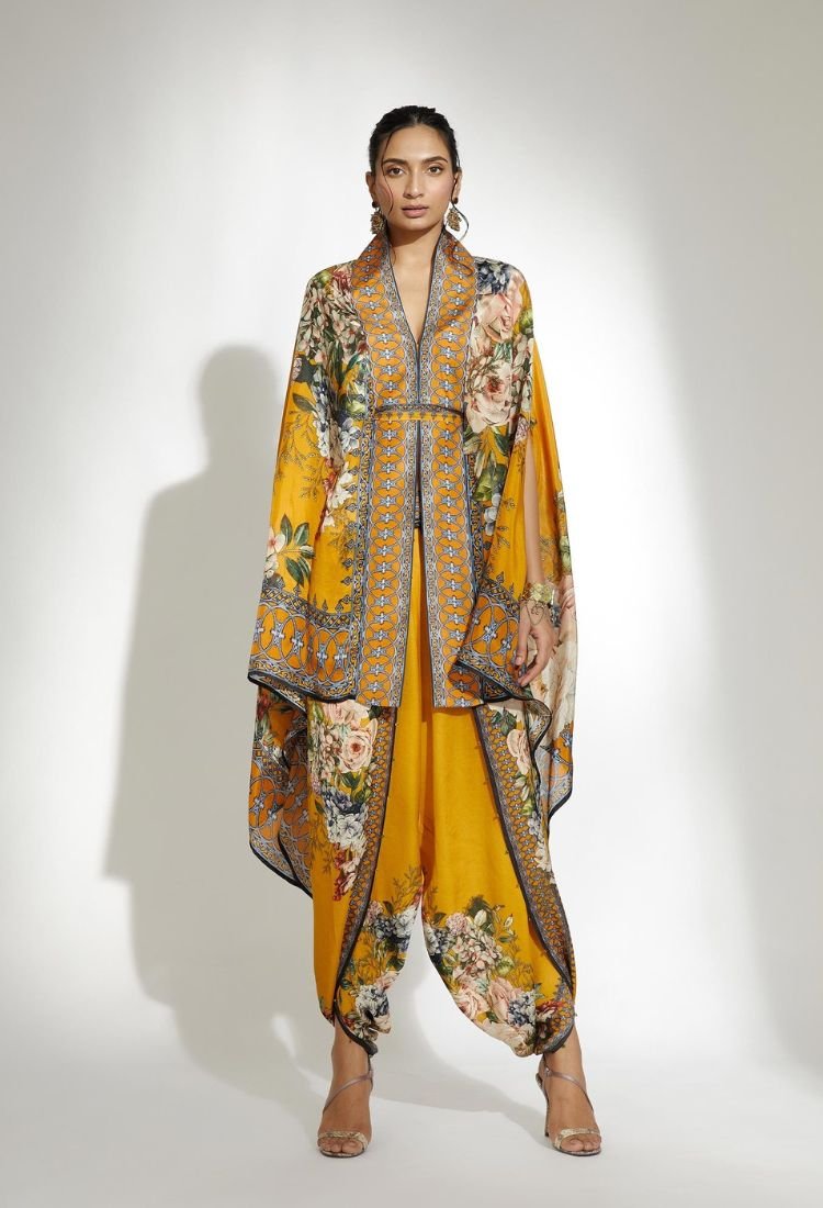 A Notting Hill Summer : Chloe - Mustard Cape Set