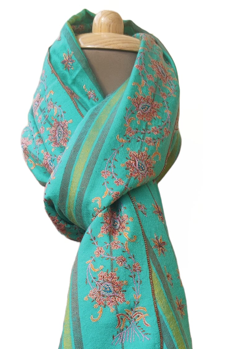 Green Pashmina Shawl