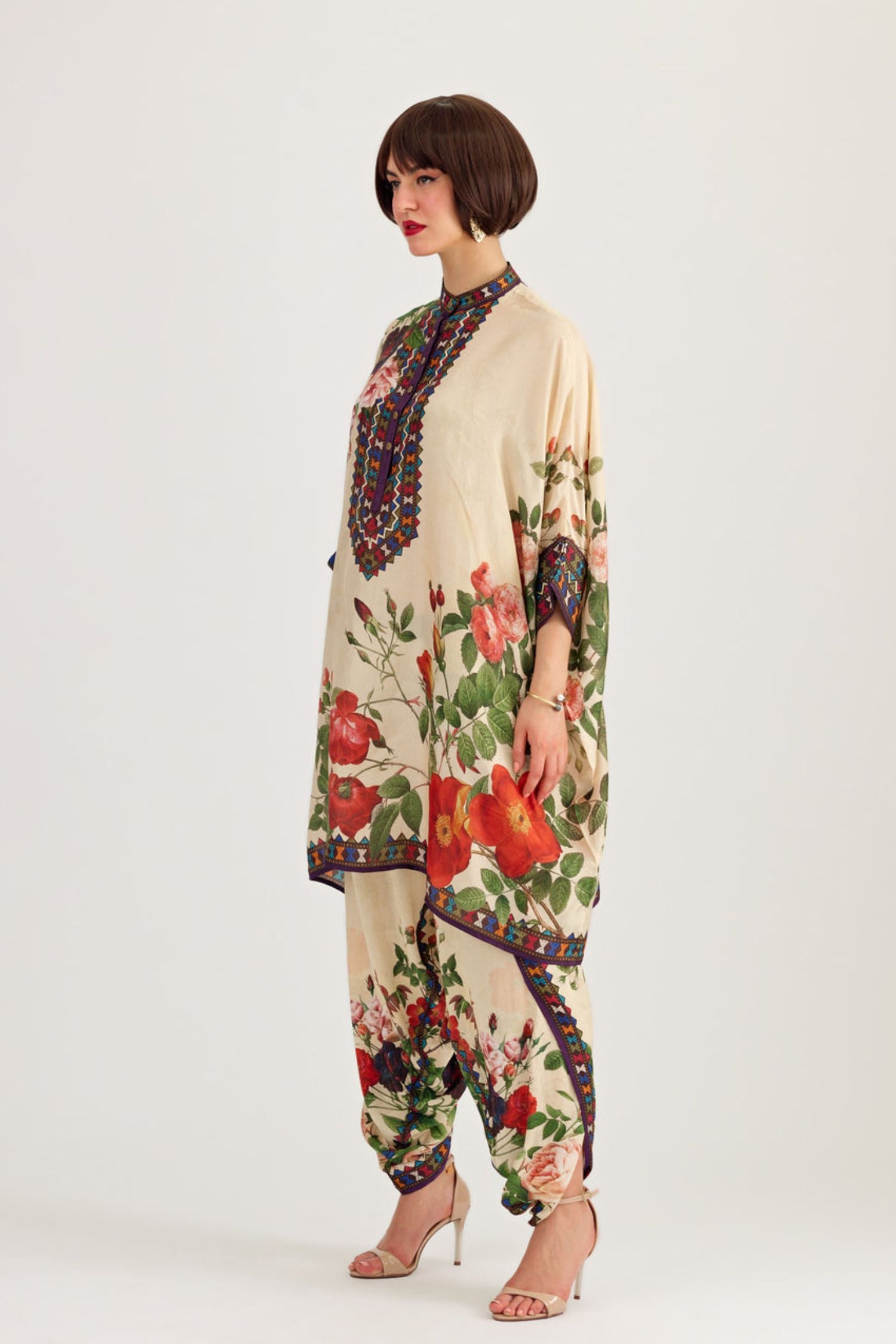 Rajdeep Ranawat Chanel 36"/Sonth Butter Tunic Set