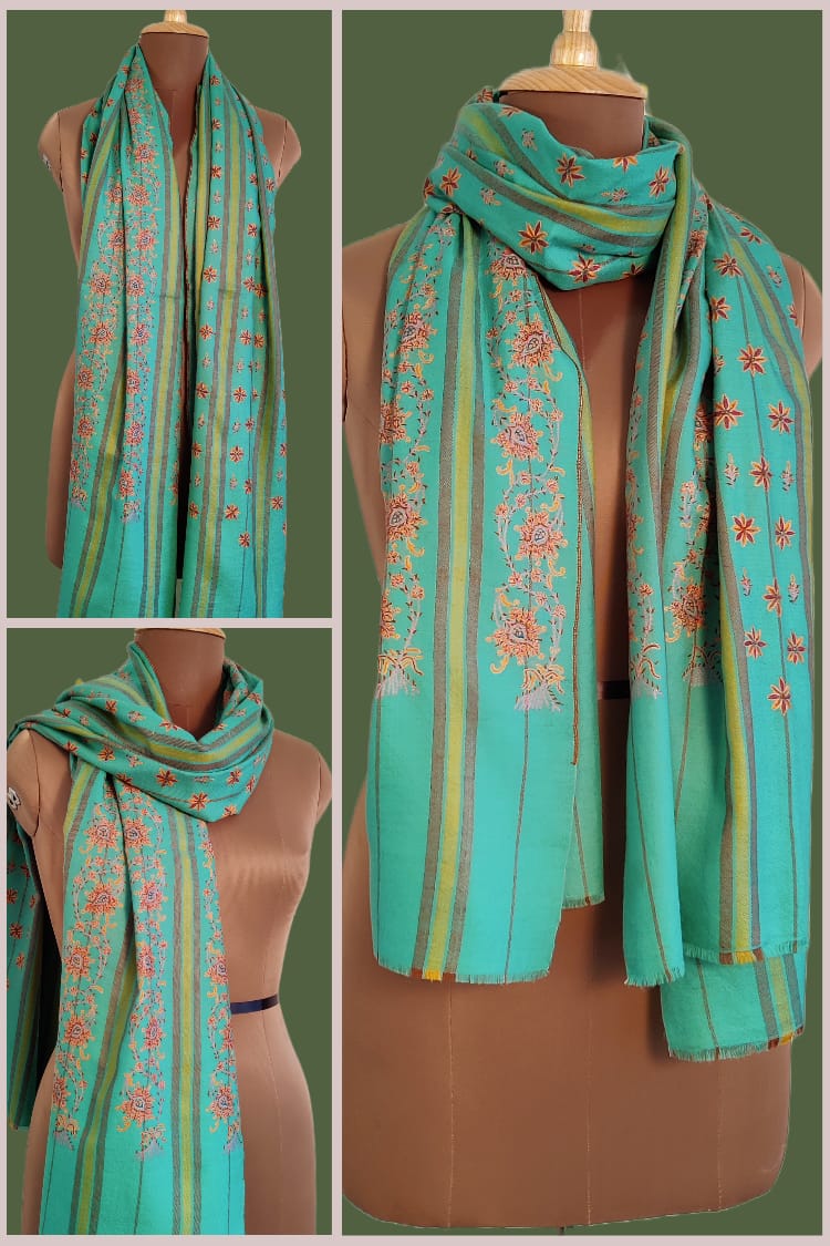 Green Pashmina Shawl