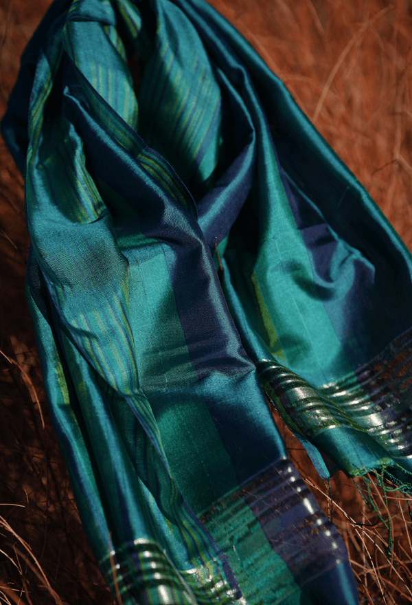 Colorful Silk Rta Chishti Stole