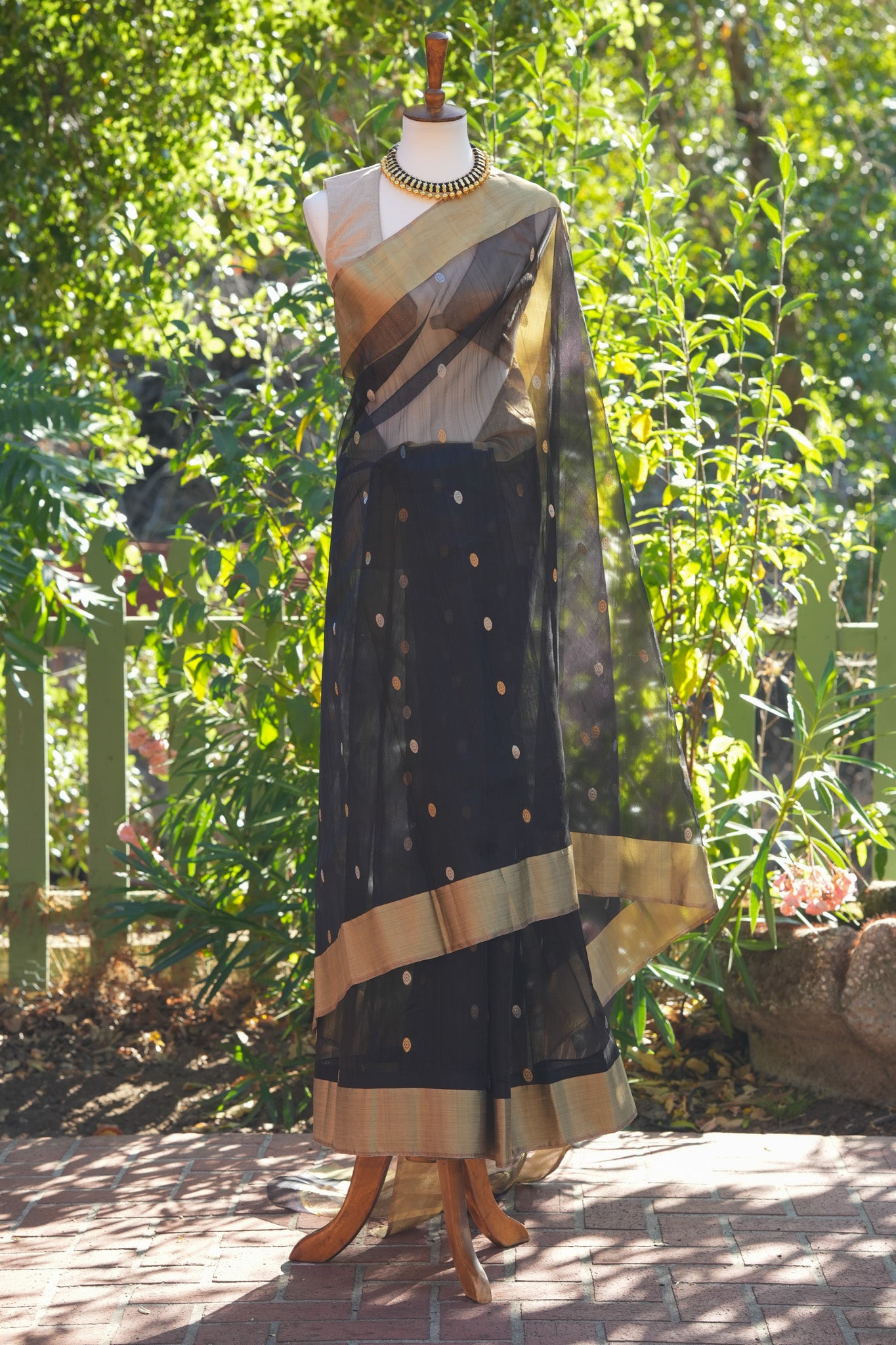 Superhit Black Chanderi saree