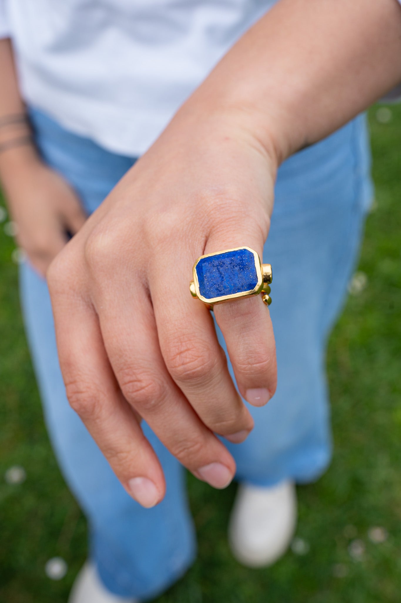 Amrapali Lapis Ring