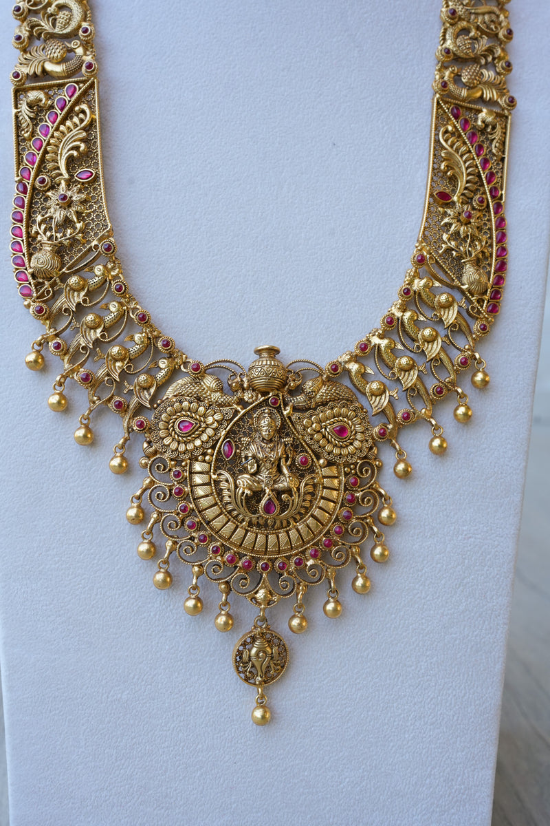Silver Gold Plated Amrapali Necklace