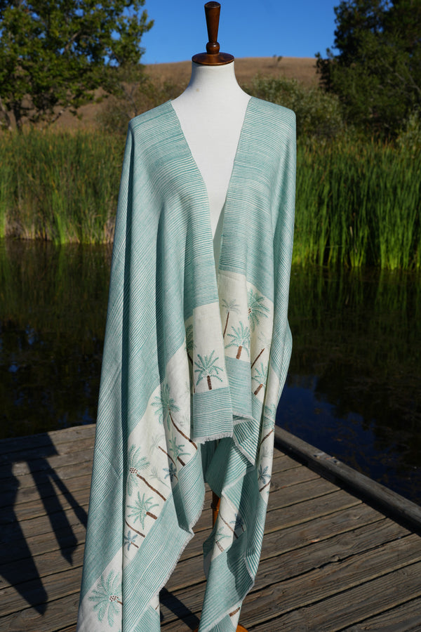 Palms Pashmina Shawl