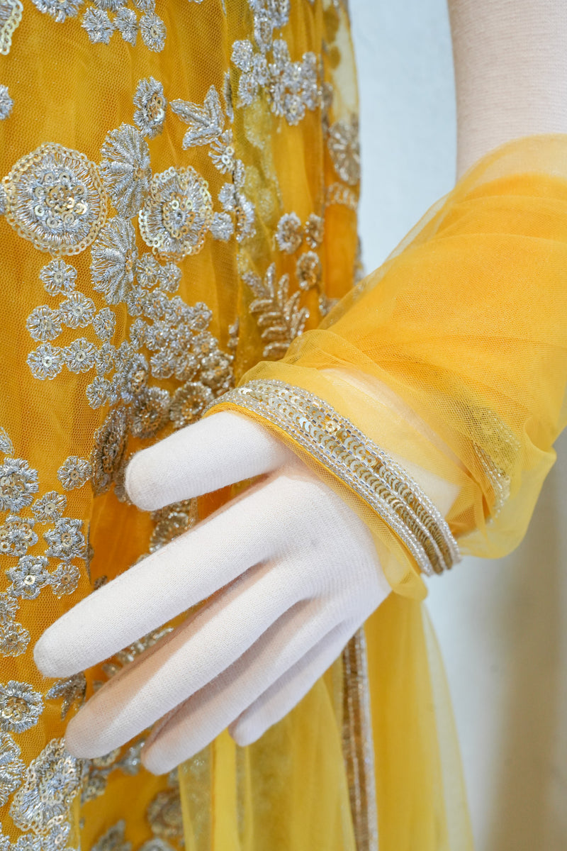 Yellow Sharara Set