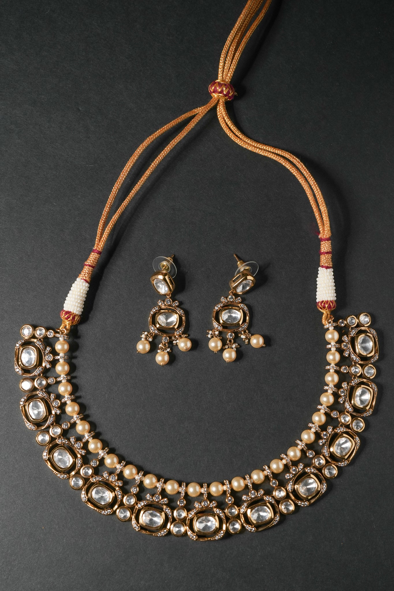 Kundan necklace set