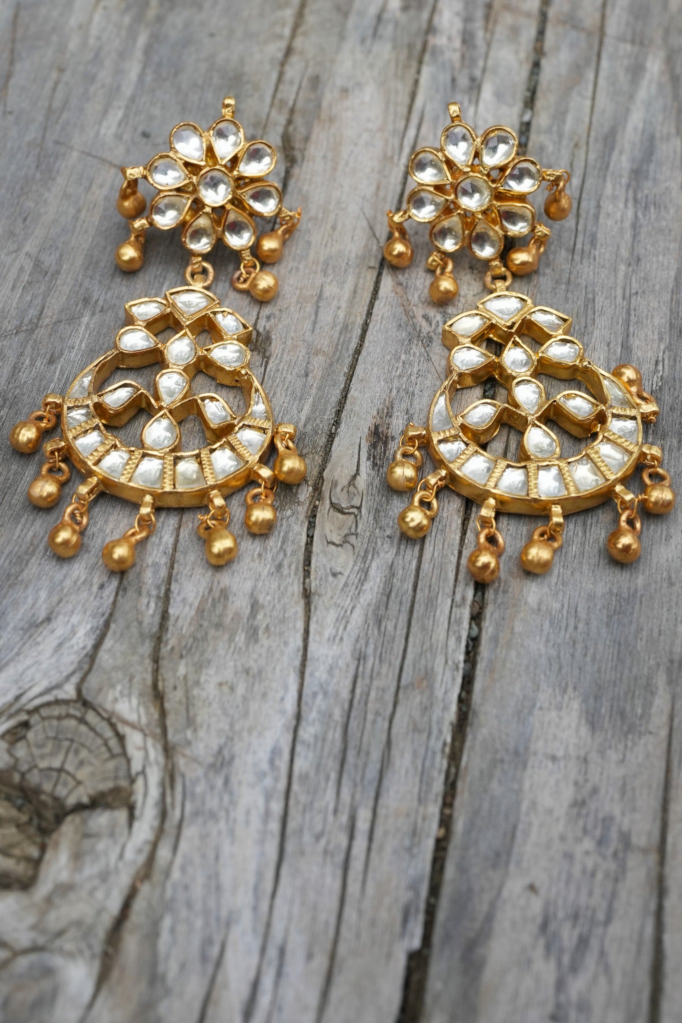 Silver Gold Plated Earrings