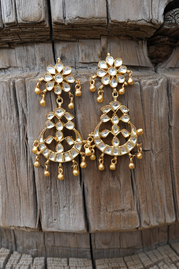 Silver Gold Plated Earrings