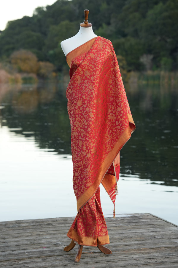 Kashmir Brocade Saree