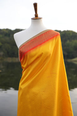 Sunset Kanjiveram Saree