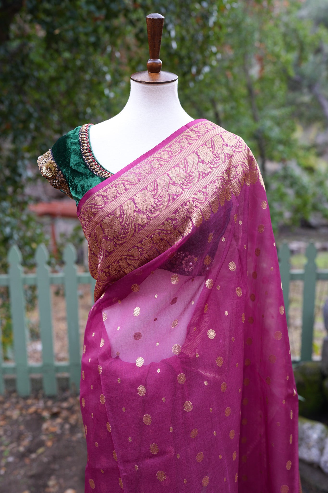 The Purple of Royal Roves Saree