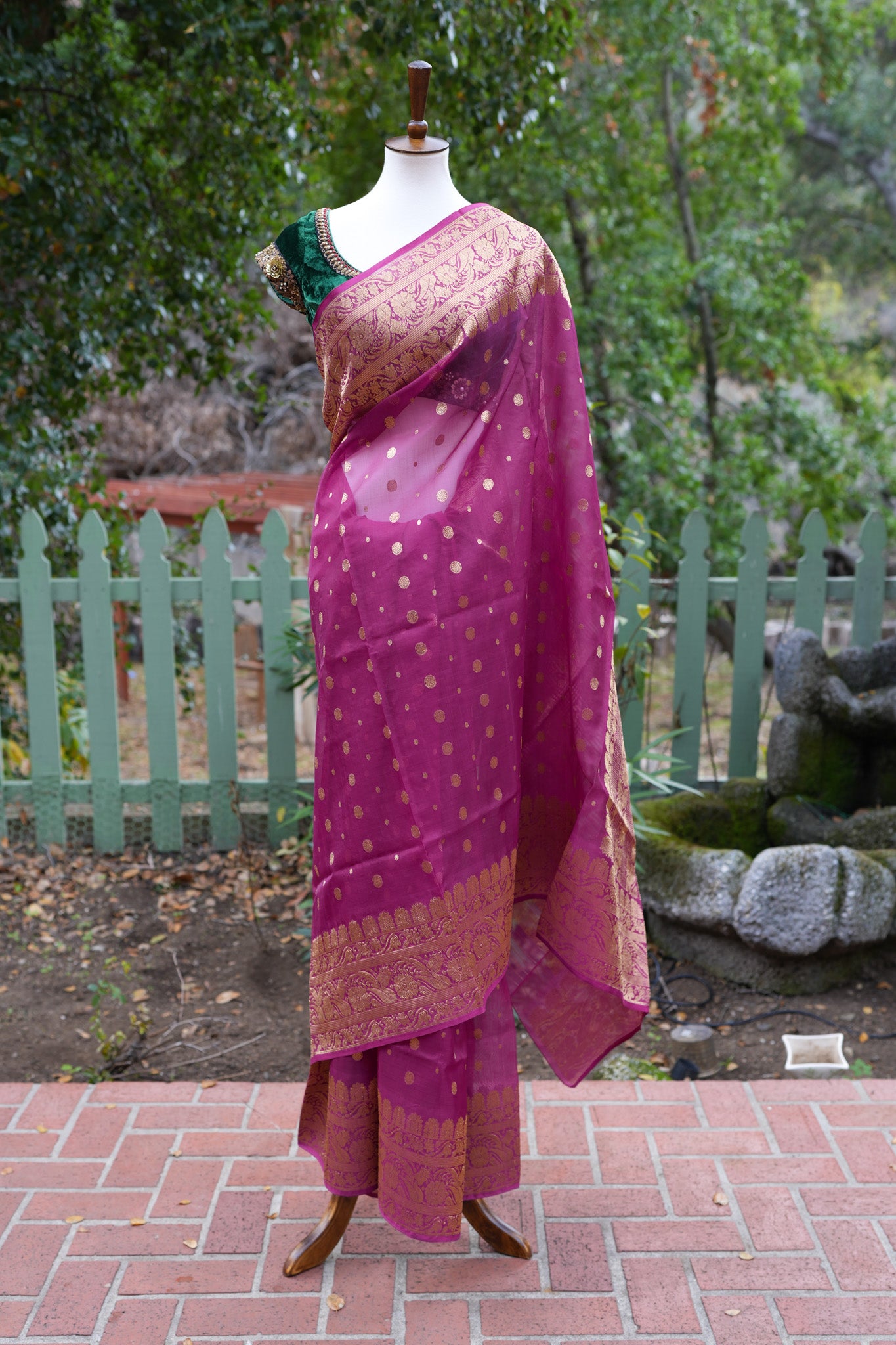The Purple of Royal Roves Saree