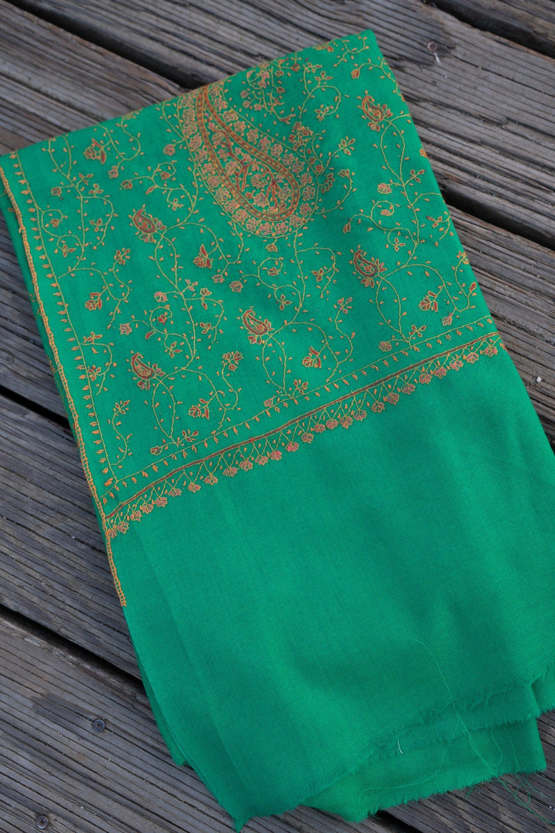 Green Pashmina Shawl