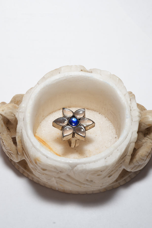 Silver Flower Ring