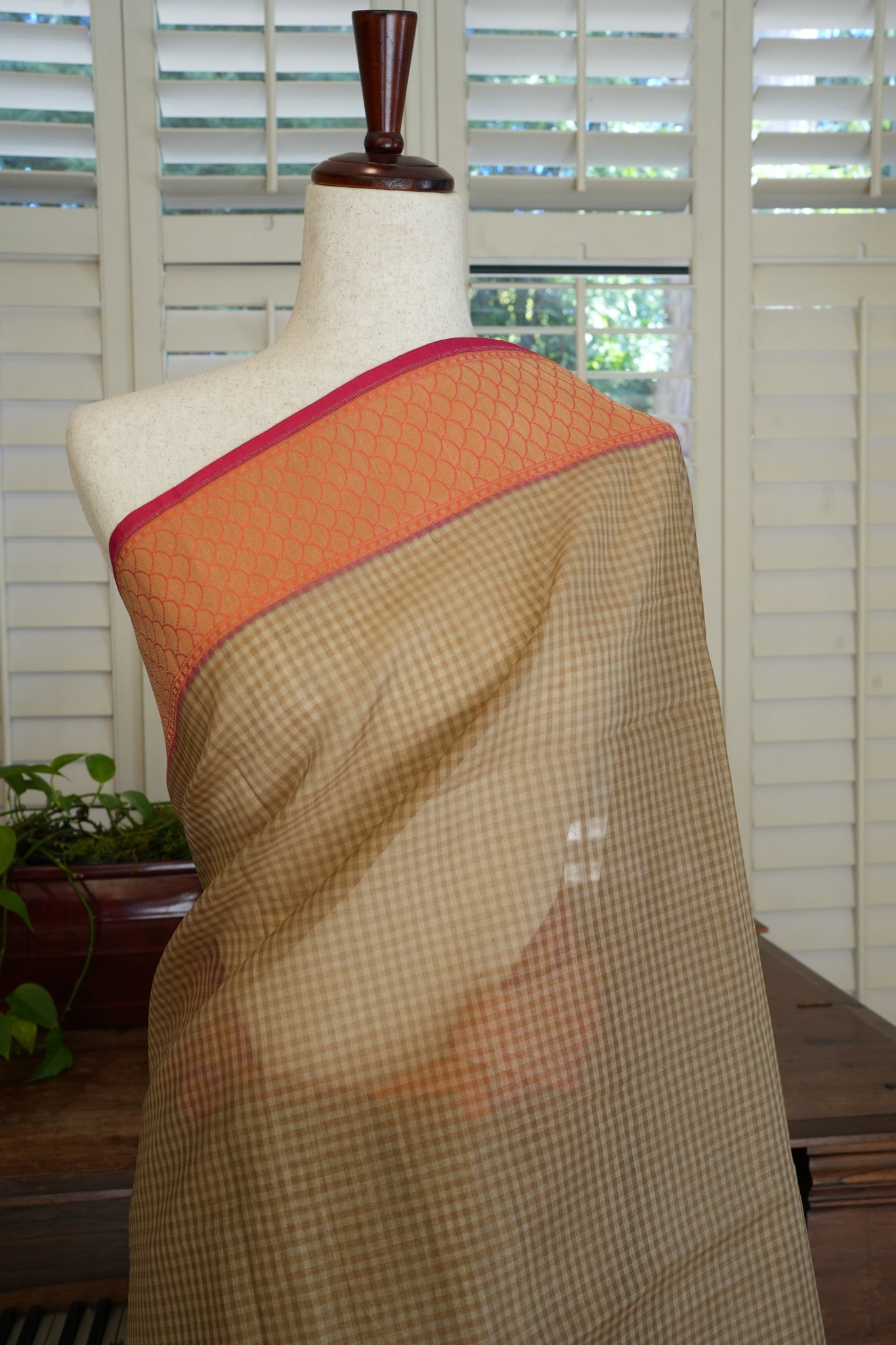Kora Silk Benarasi Saree