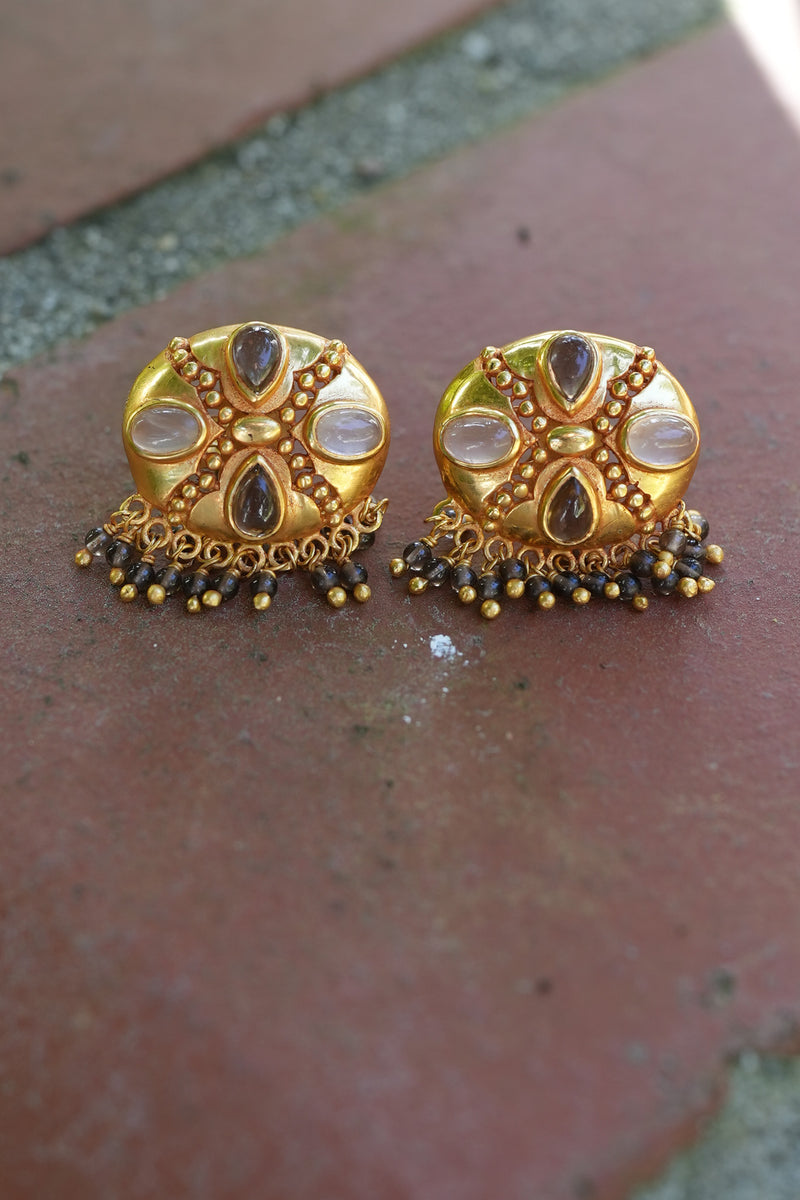 Silver Gold Plated Amrapali Earrings