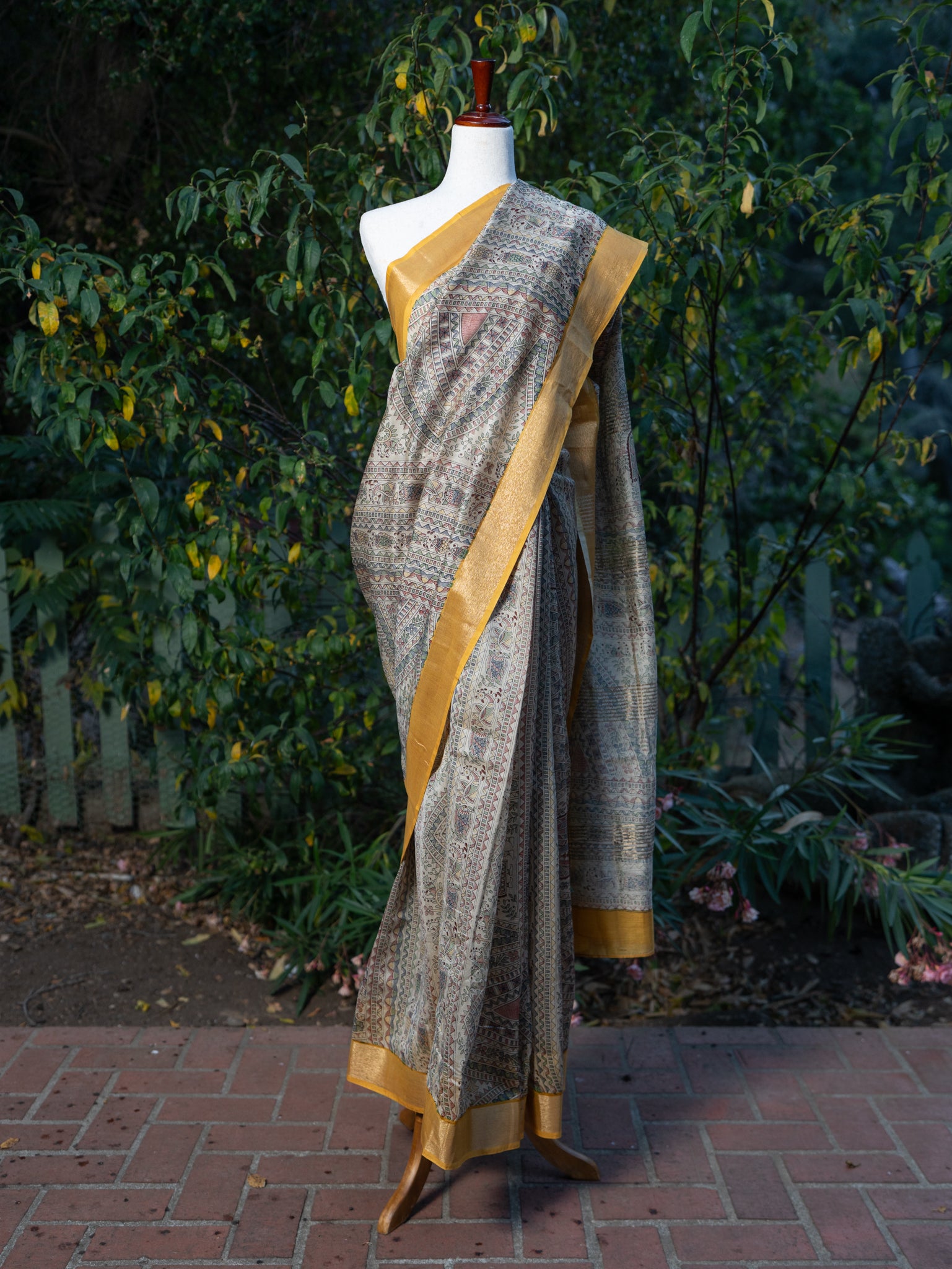 Madhubani Print Saree