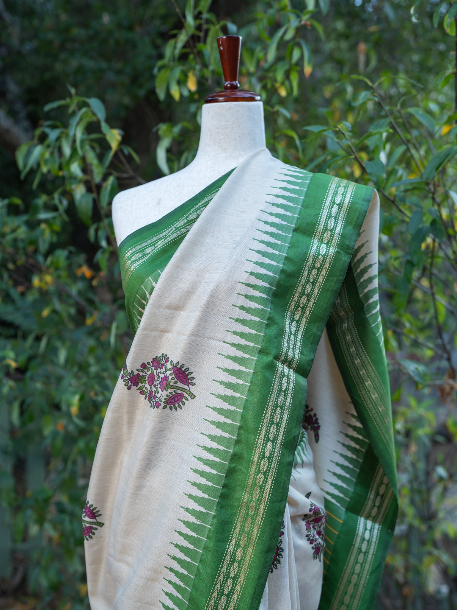 Vidurbha Tussar Saree