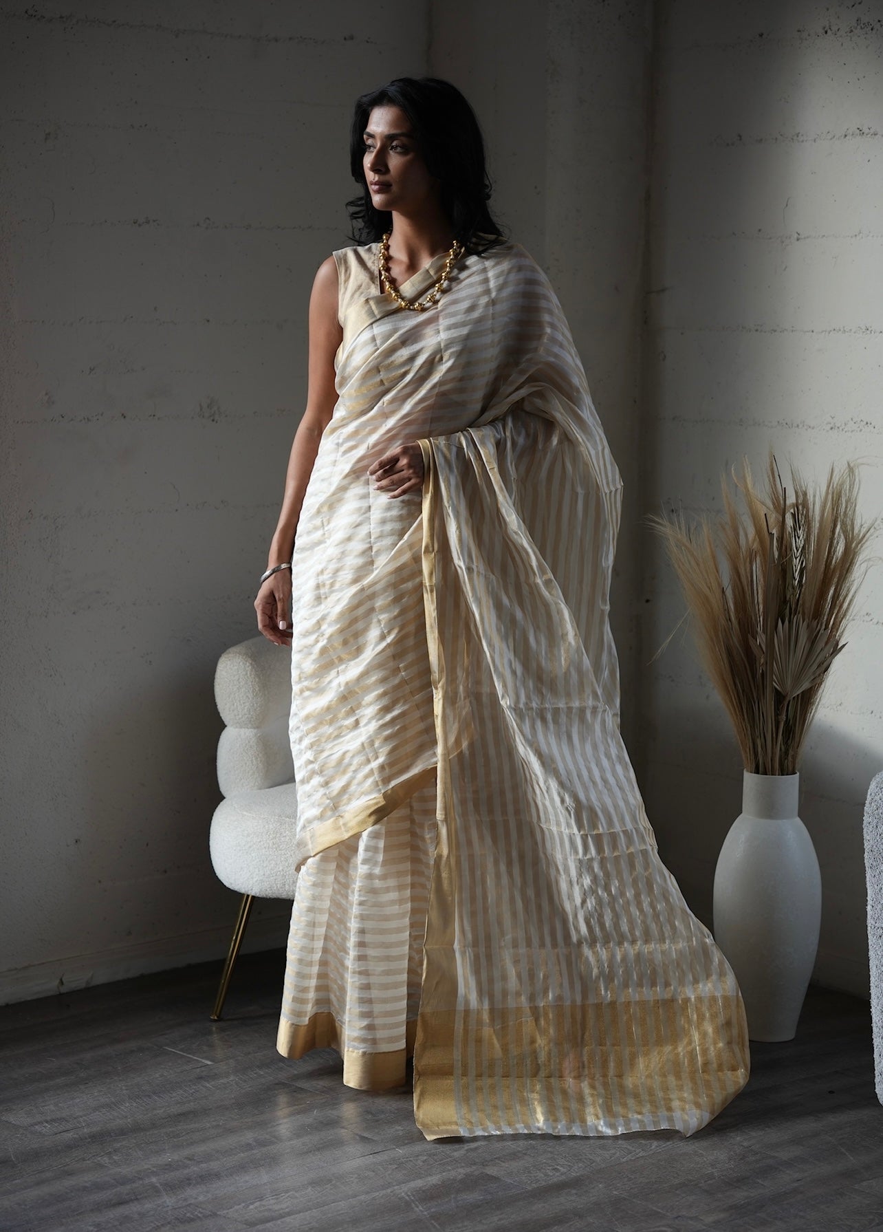 Deepika Chanderi saree