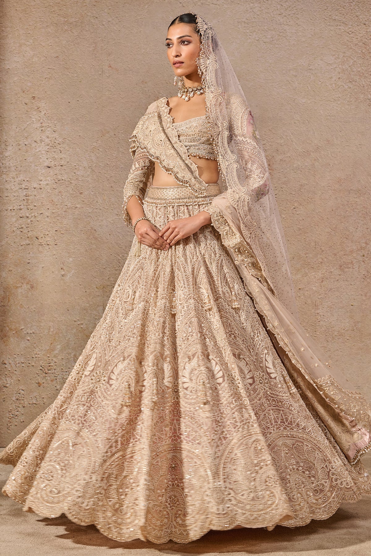 Tarun Tahiliani Resham Embroidered Lehenga