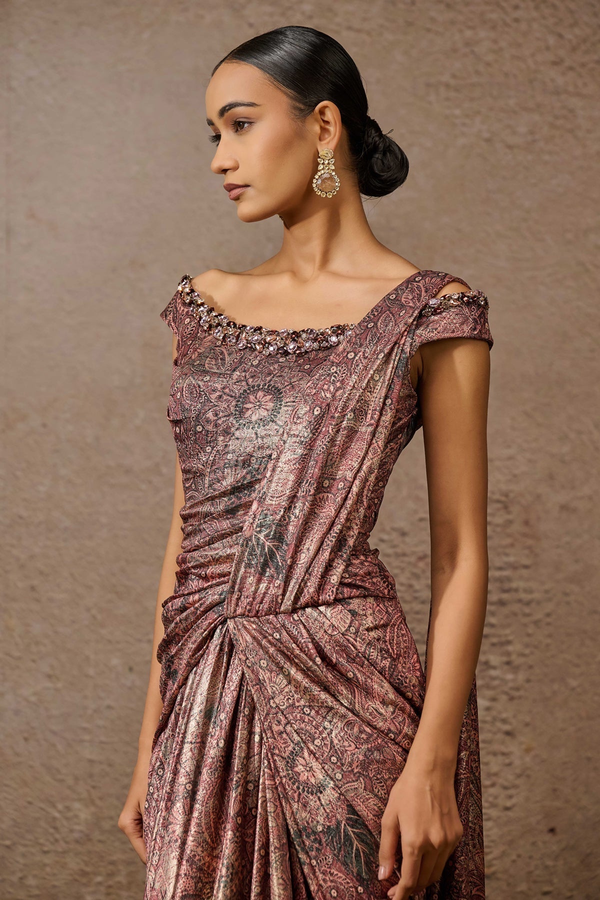 Tarun Tahiliani Printed Concept Saree
