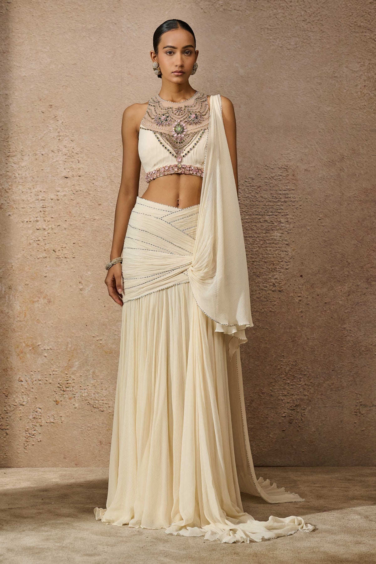 Tarun Tahiliani Sculpted Concept Saree