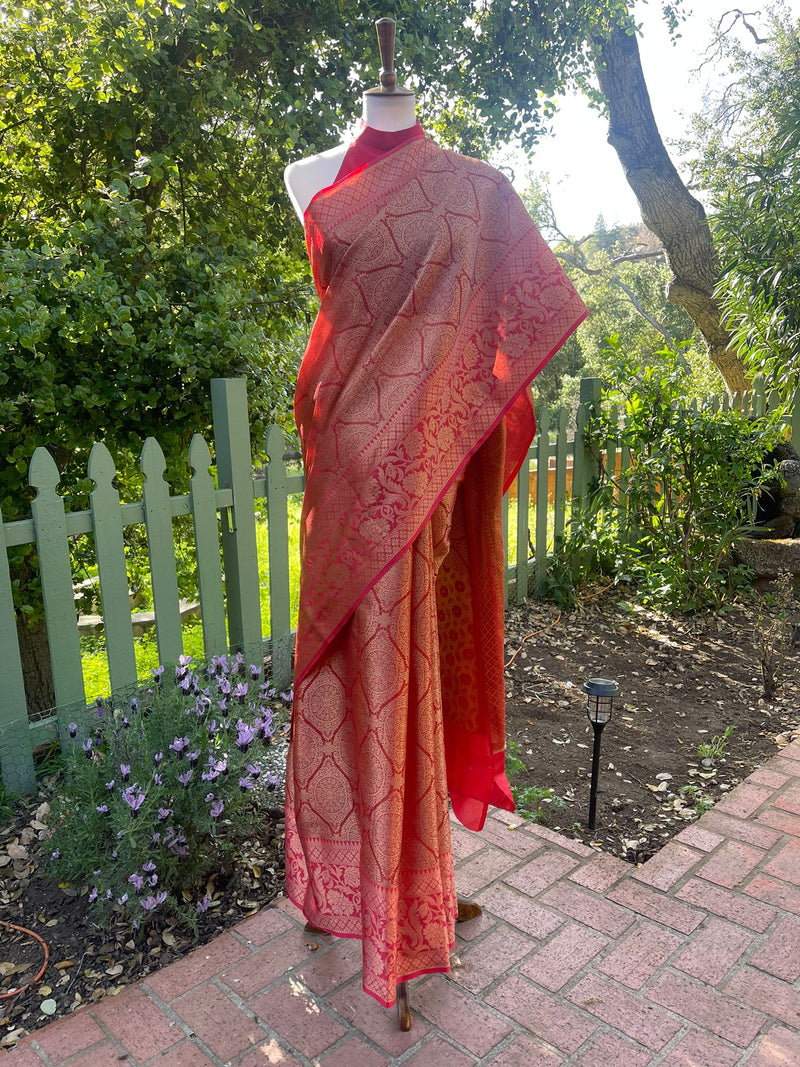 Art silk benarasi saree