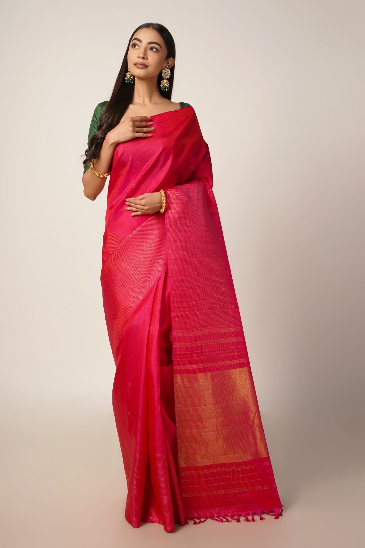 Gulab Khas Kanjiveram Silk Saree