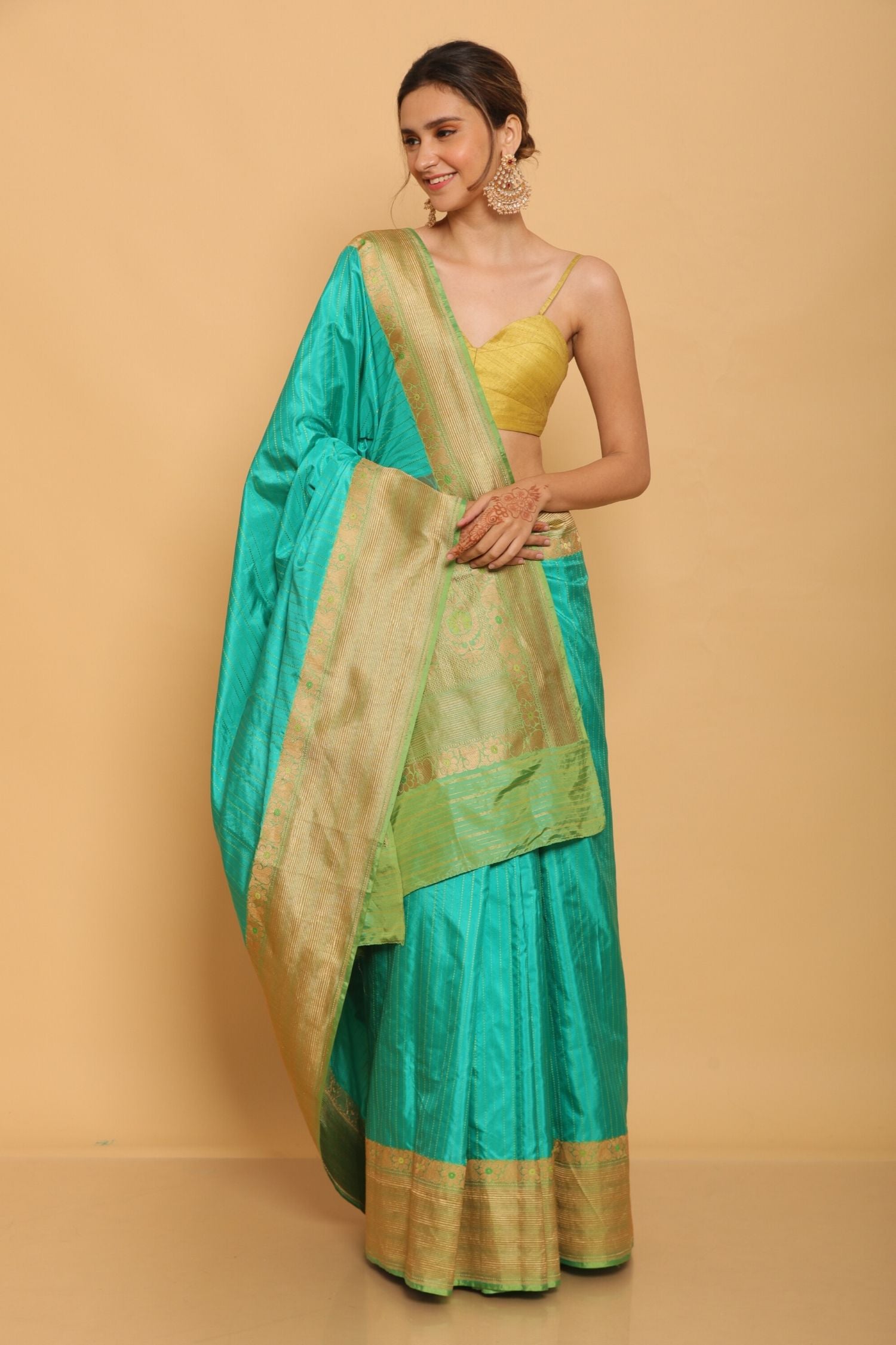 Shona benarasi silk saree