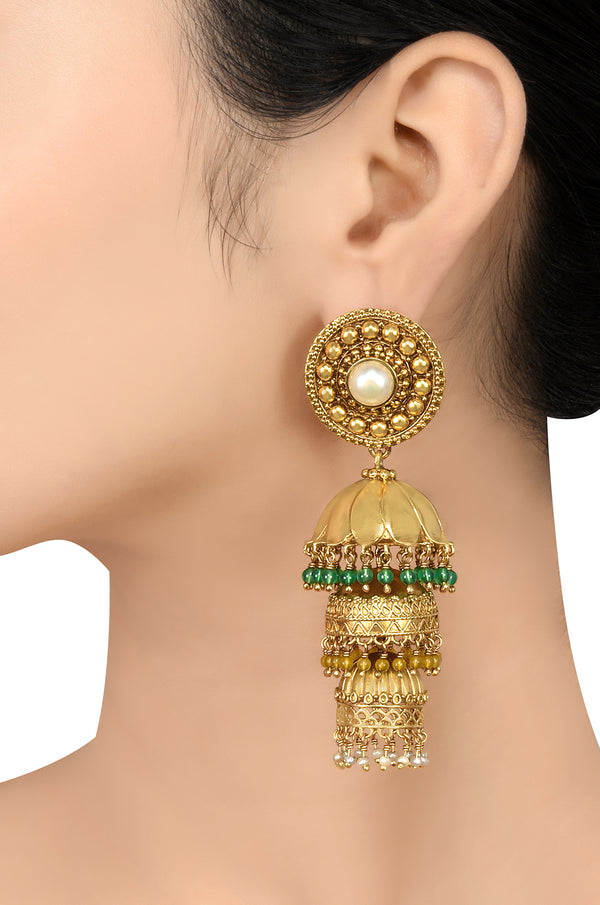 Jhankar Jhumka Earrings