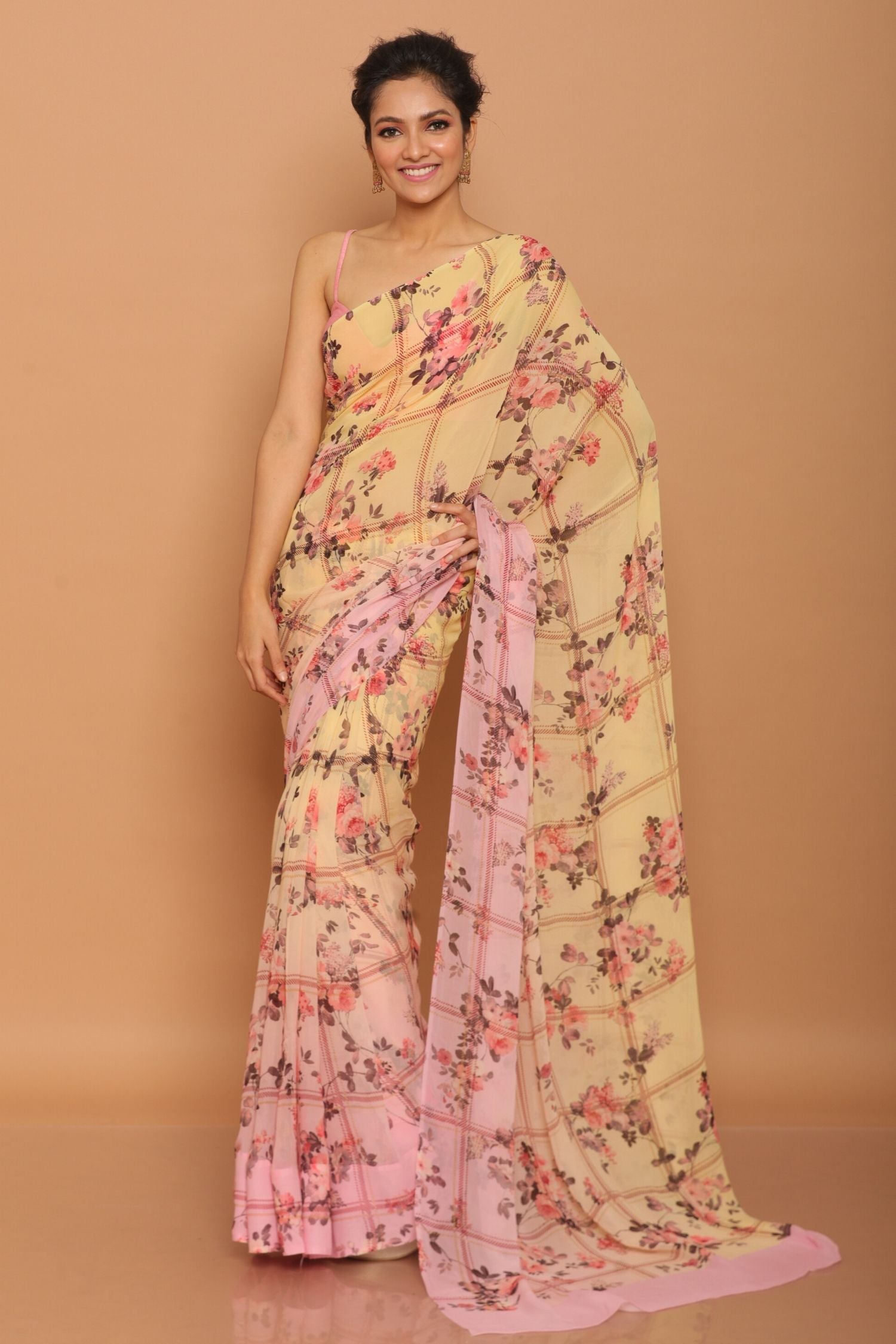 Printed Georgette Saree