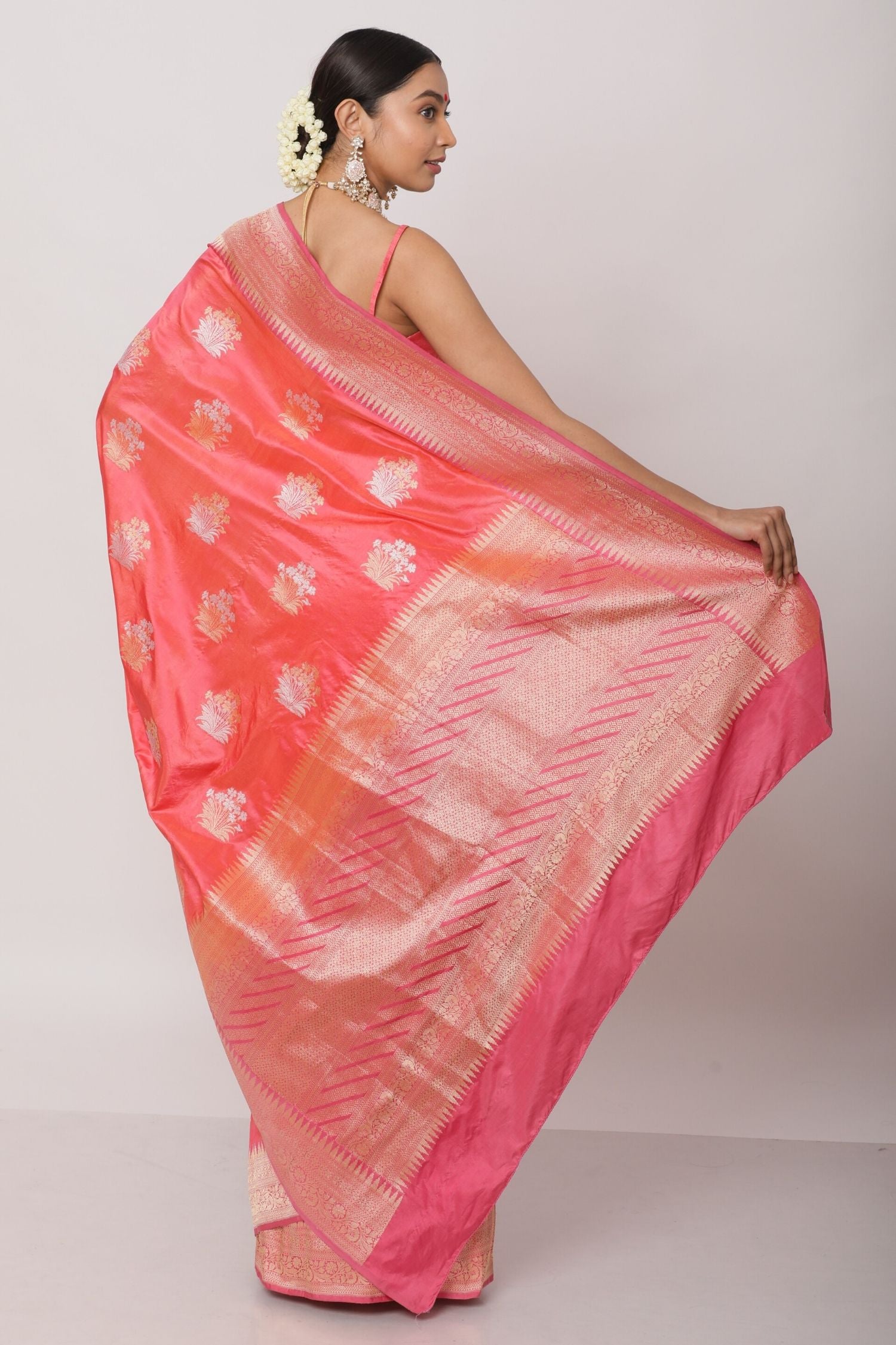 The Anthozoa Benarasi saree
