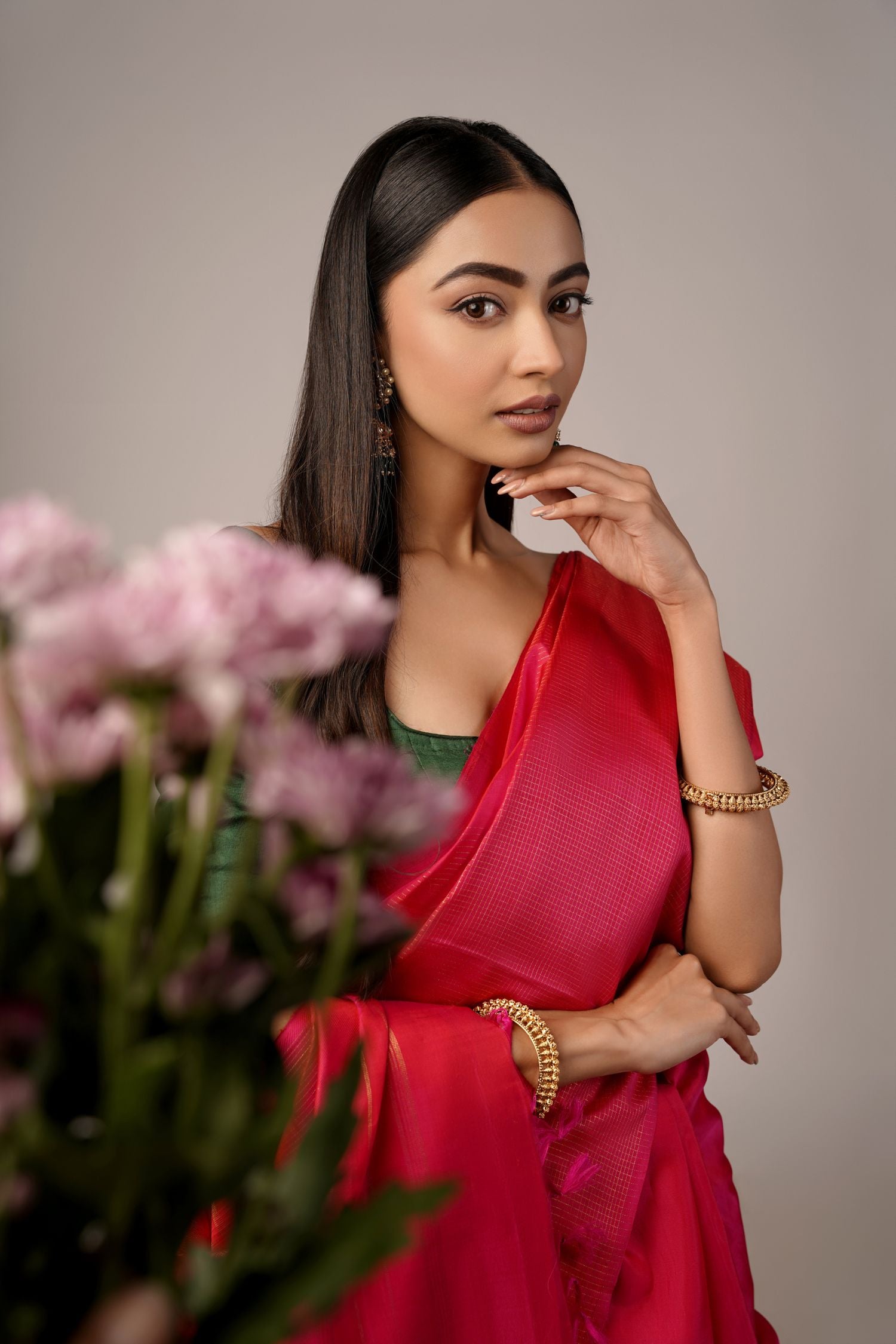 Gulab Khas Kanjiveram Silk Saree