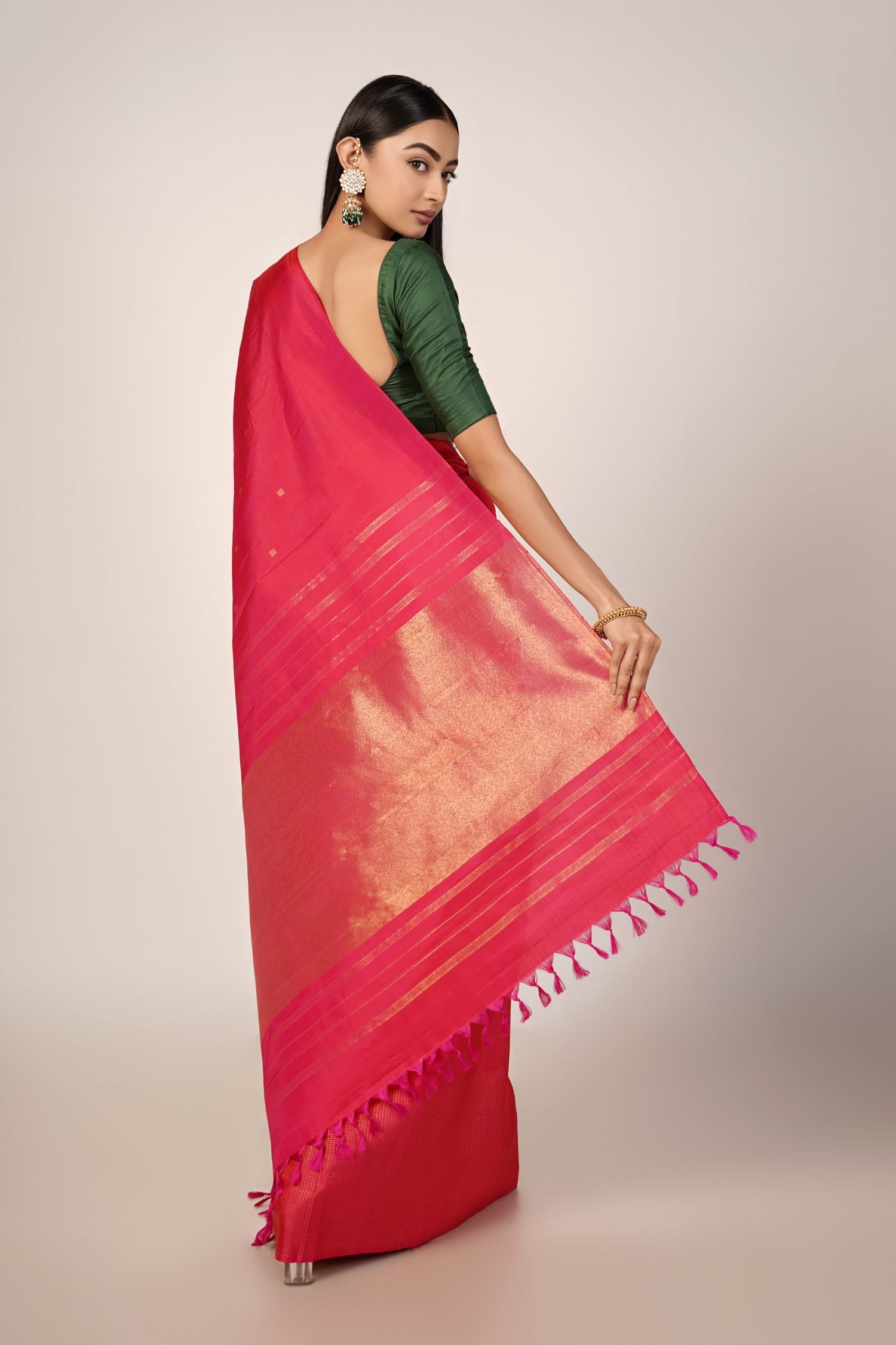 Gulab Khas Kanjiveram Silk Saree