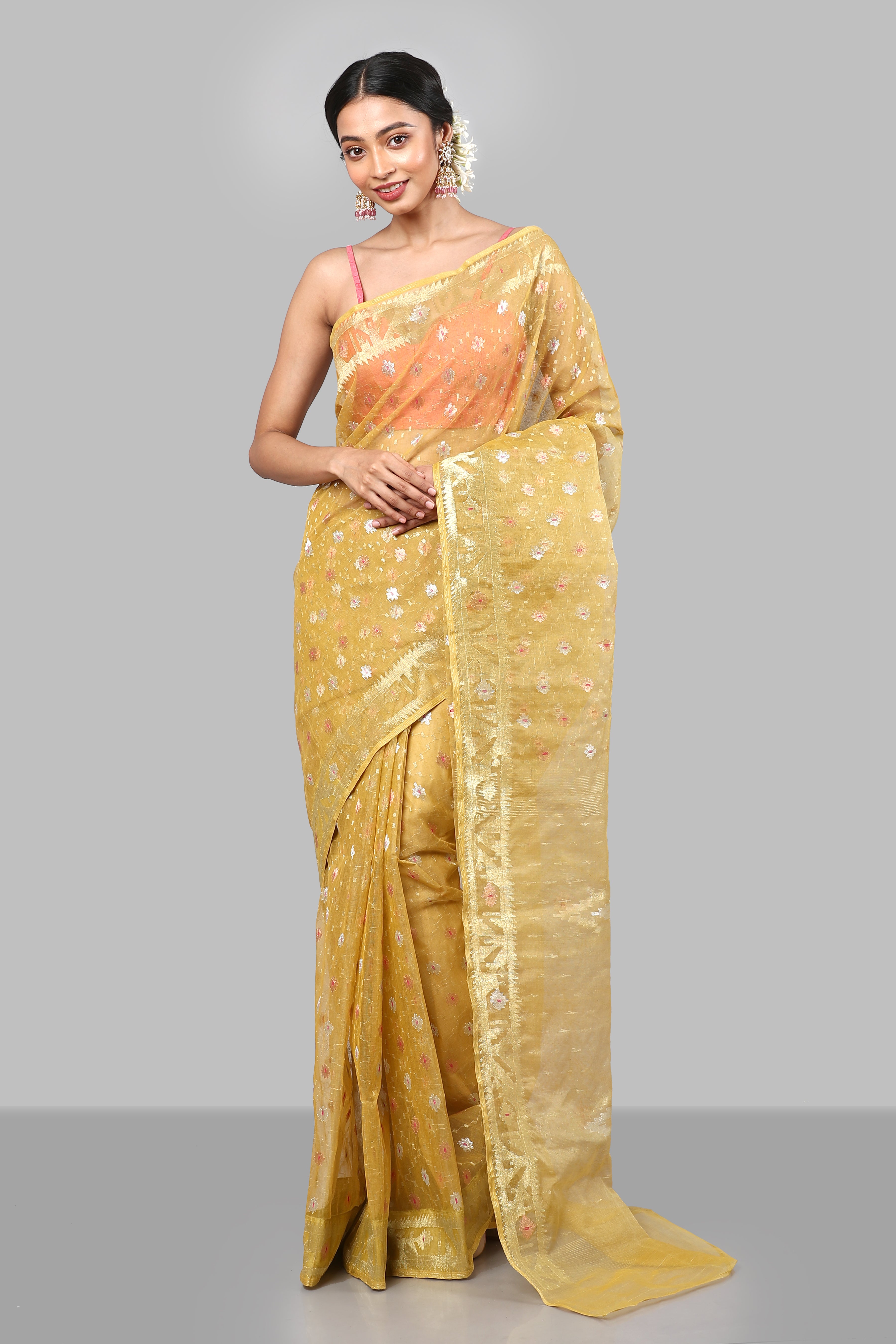 Chrysanthemum Saree