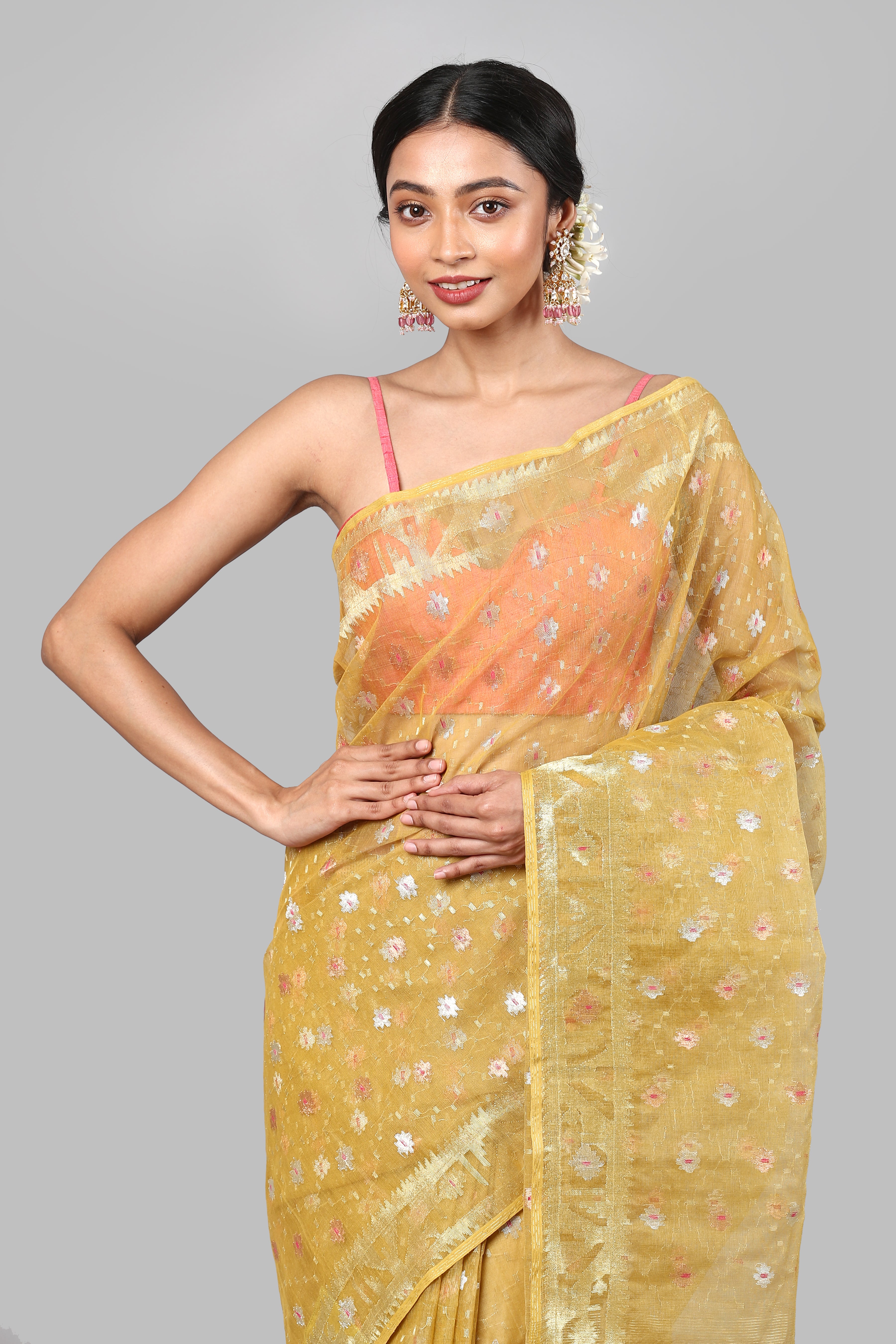Chrysanthemum Saree