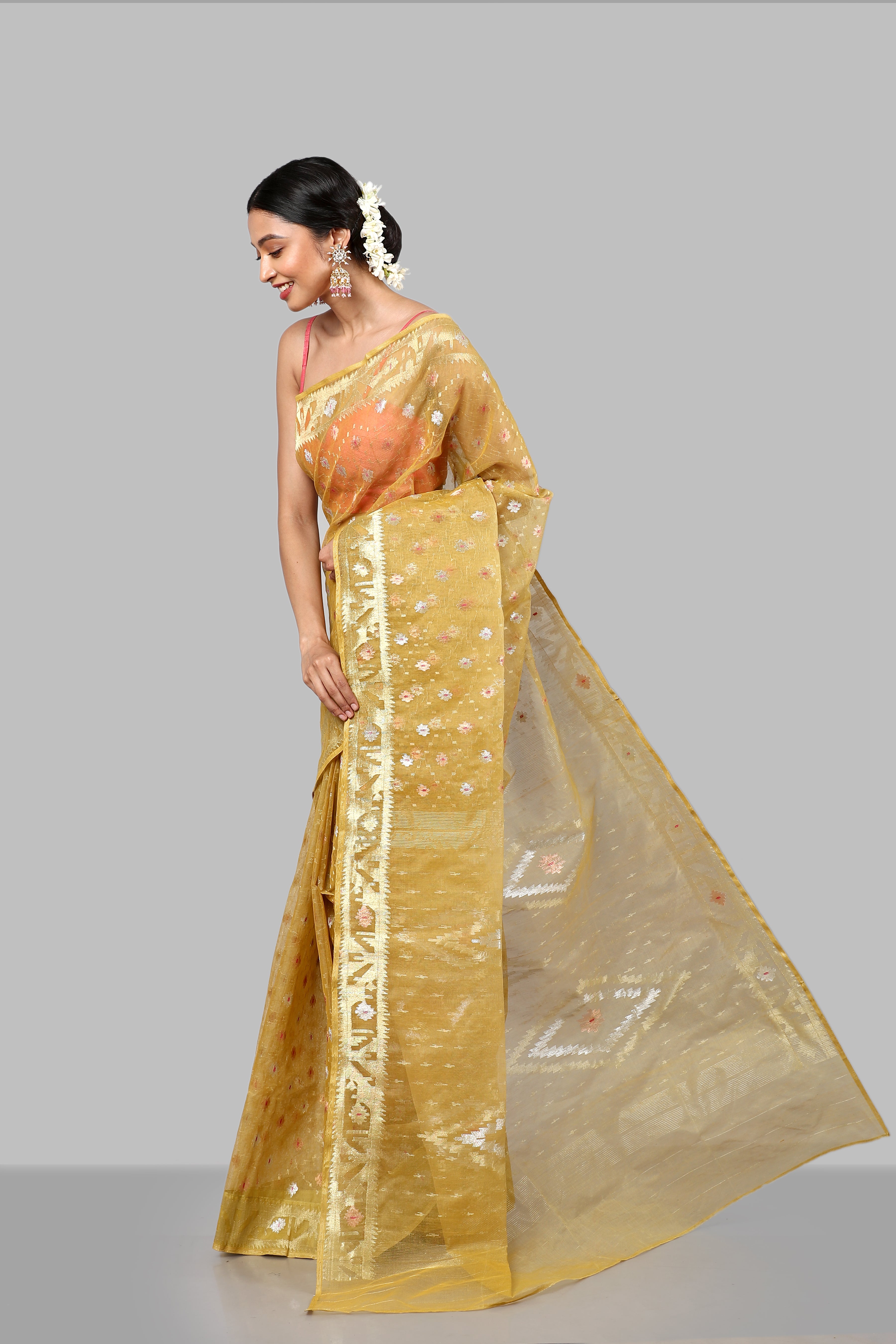 Chrysanthemum Saree