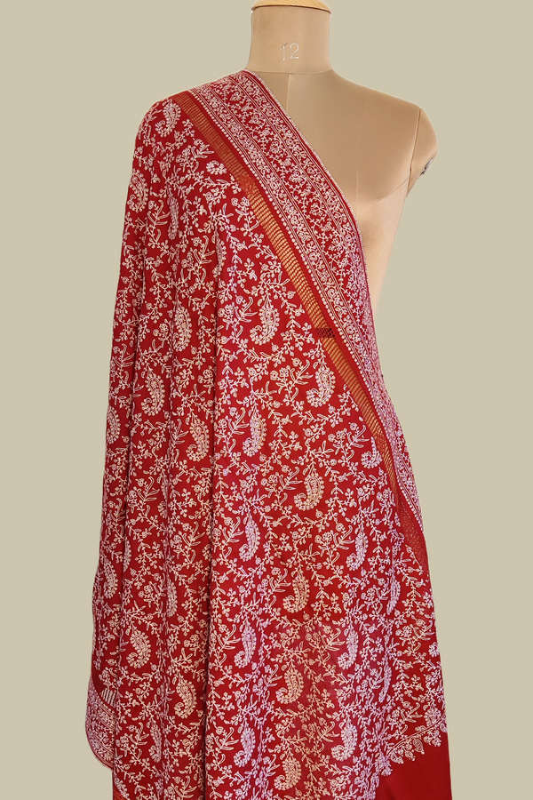 Red Pashmina Shawl