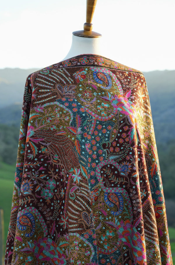 Black pashmina shawl