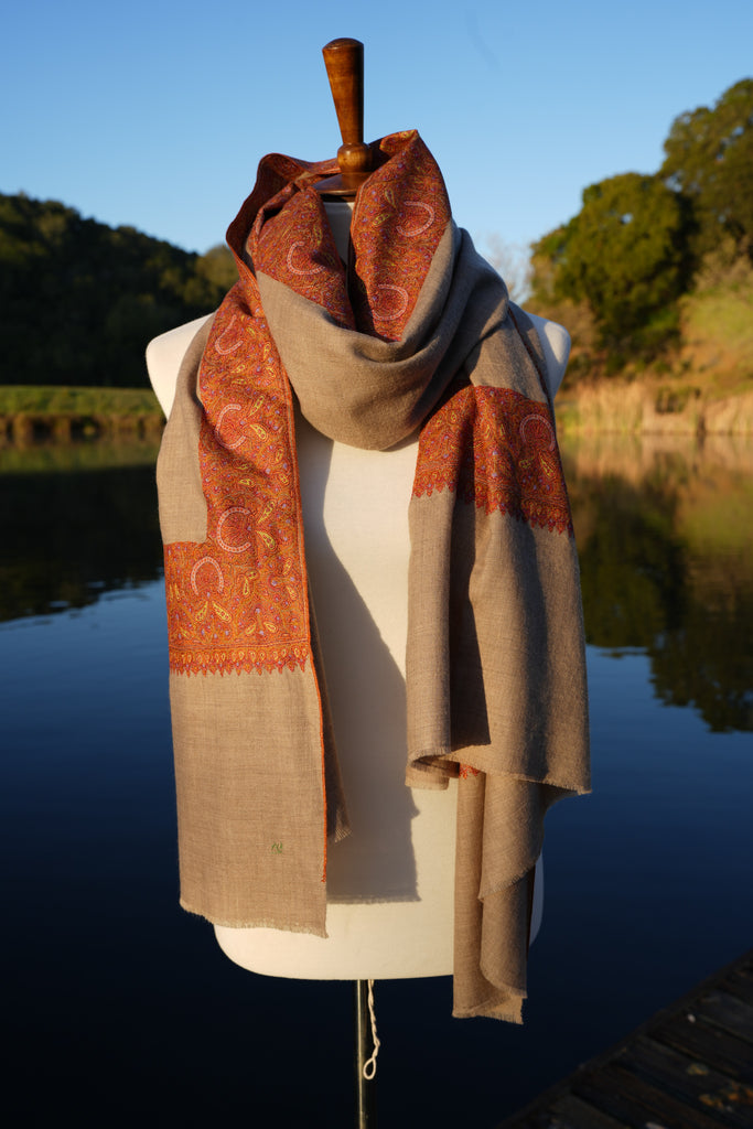 Ivory Pashmina Shawl – Pia Ka Ghar