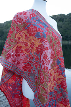 Hand embroidered Kantha stole