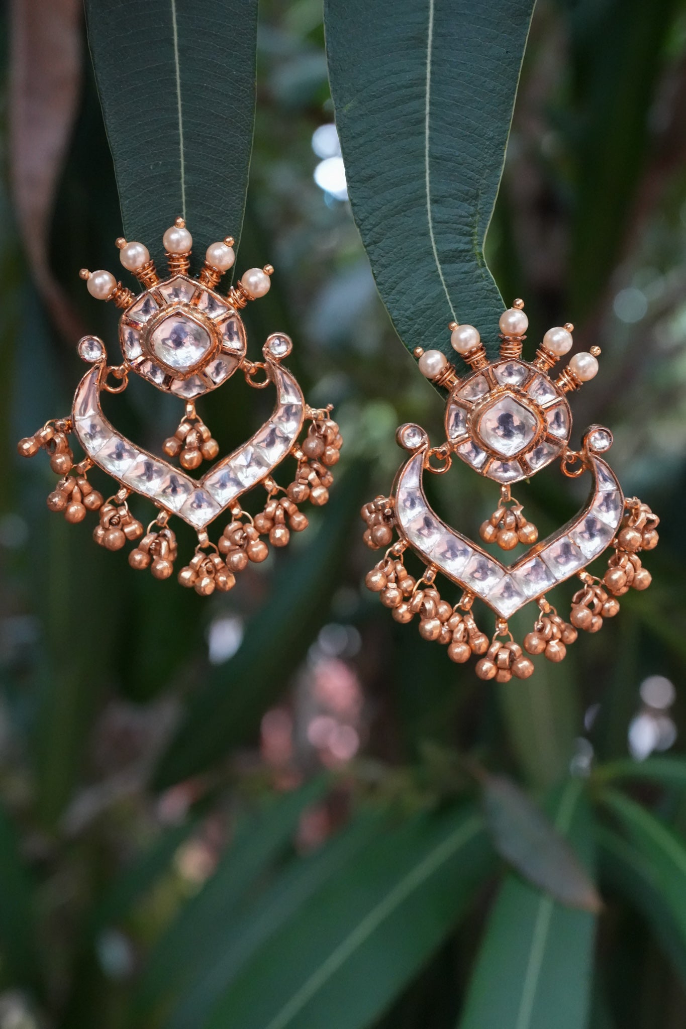 Silver Gold Plated Earrings