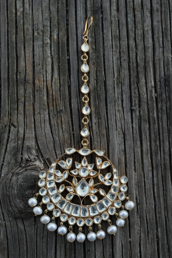 Silver Gold Plated Maangtika