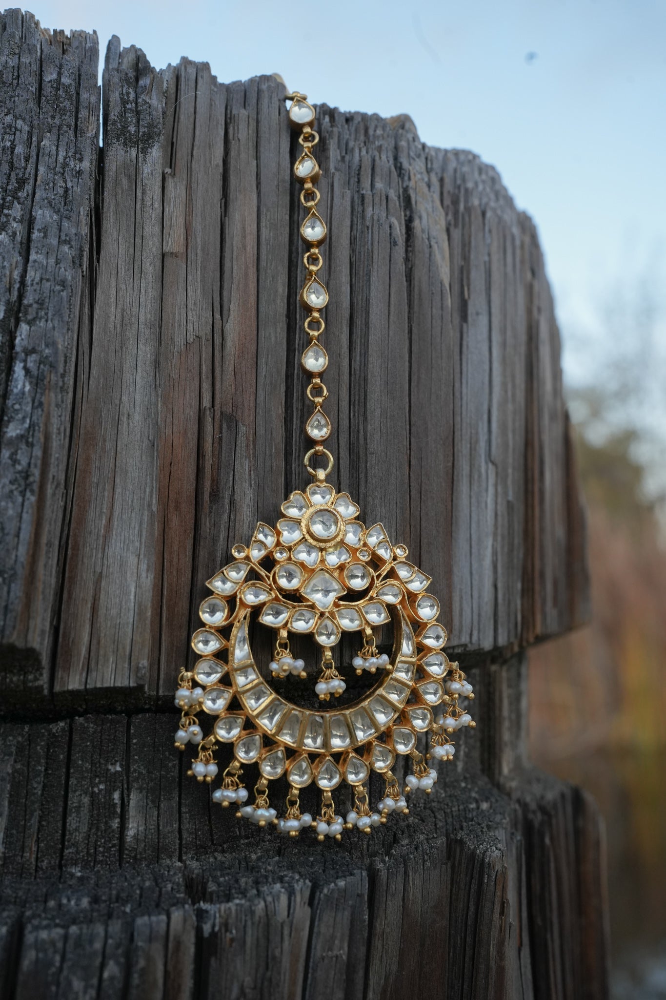 Silver Gold Plated Maangtika