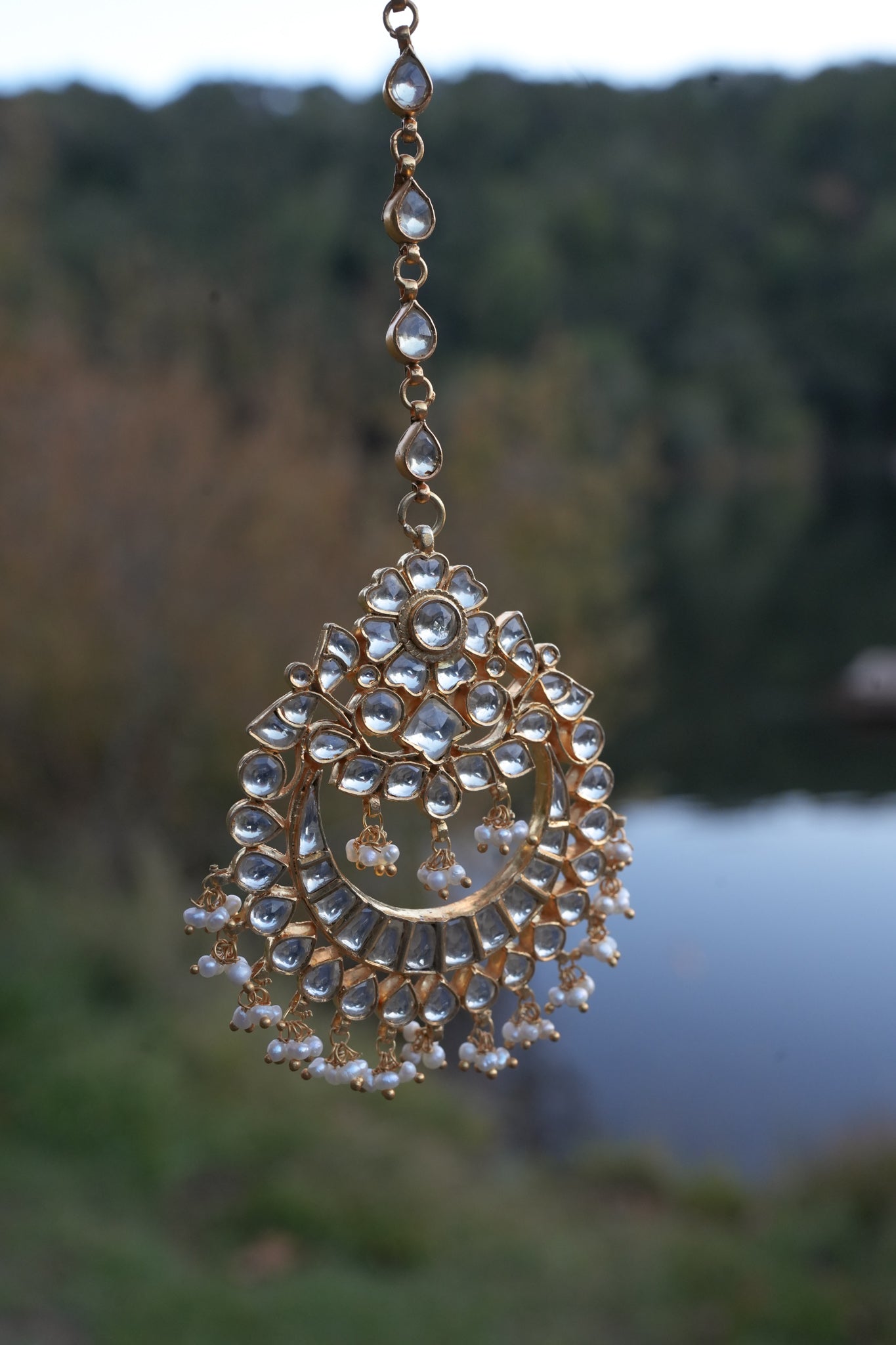 Silver Gold Plated Maangtika
